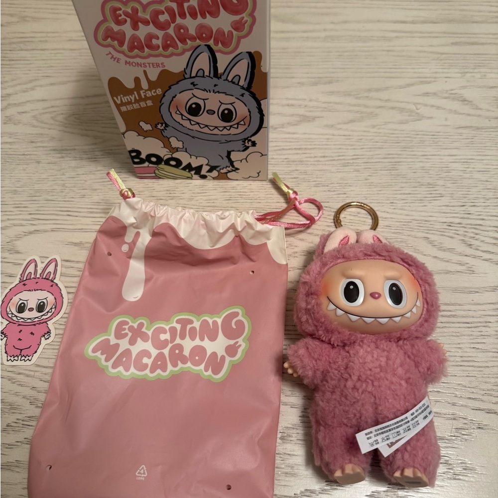 Confirmed Lychee Berry- Labubu Exciting Macaron- Authentic